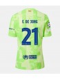 Barcelona Frenkie de Jong #21 Ausweichtrikot 2024-25 Kurzarm